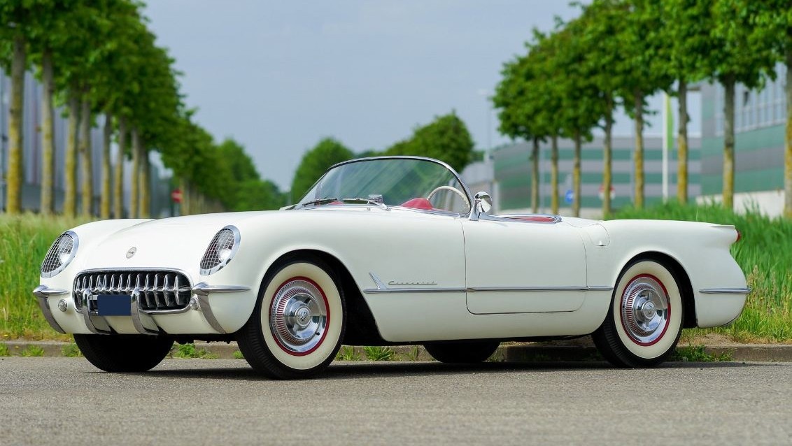 Click to Enlarge-Esc to Close Corvette Generations/C1/C1 1954 Corvette White 3.jpg
